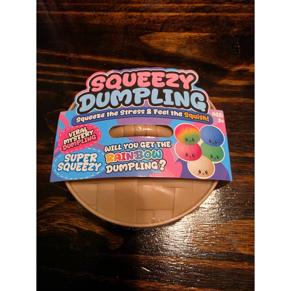 Outplay Squeezy Dumpling Viral Mystery Fidget Toy Stress Relief Squishy